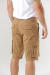 Bermuda cargo de gabardina Volker camel - Bravo Jeans | Indumentaria Masculina con Historia y Calidad