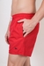 Imagen de Short de baño liso c/spandex rojo