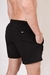 Short de baño liso c/spandex negro - comprar online