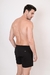 Short de baño liso c/spandex negro - Bravo Jeans