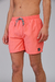 Short de baño liso DALTON coral - Bravo Jeans