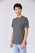 Remera melange Negra - Bravo Jeans