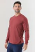 Remera manga larga bordó melange - Bravo Jeans | Indumentaria Masculina con Historia y Calidad