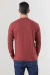 Remera manga larga bordó melange - tienda online