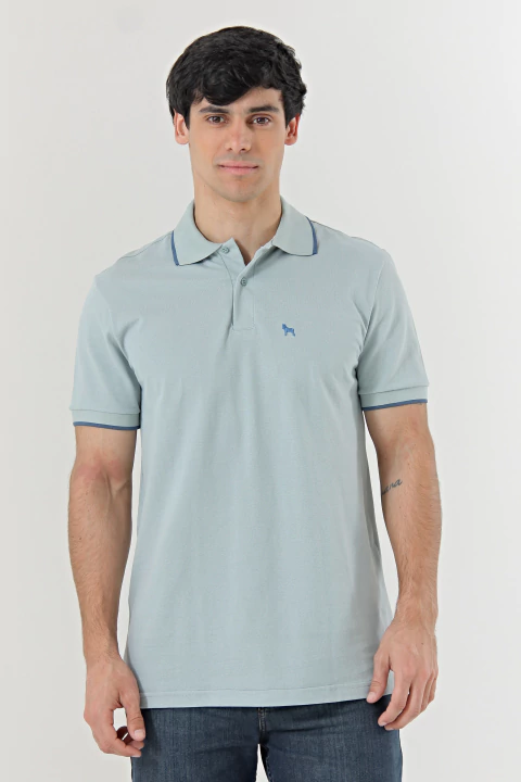 Chomba de micropiqué Niebla - comprar online