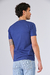Remera con lycra Slim Fit Azul noche en internet