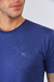 Remera con lycra Slim Fit Azul noche - comprar online