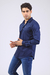 Camisa lisa con spandex azul marino - Bravo Jeans