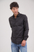 Camisa lisa con spandex Negra - comprar online