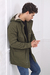Campera Elba interior de Corderito verde (Solo talle S)
