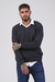 Sweater cuello V negro - comprar online