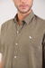 Camisa Seth Lino Verde militar (Solo talles S y M) - comprar online