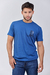 Remera Letter Azul Medio (Solo talles S, M y L) - comprar online