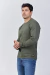 Remera M/L Confort con elastano Verde Militar - Bravo Jeans | Indumentaria Masculina con Historia y Calidad