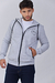 Campera cierres engomados Gris Melange en internet