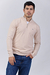 Sweater Medio Cierre Beige