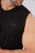 Remera sin mangas AUTHENTIC negro - comprar online