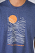 Remera SUN azul melange (Solo talle S) - comprar online