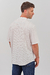 Camisa de lino cuello mao rayada MARLON beige en internet