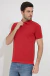 Chomba de micropiqué liso FERRARA rojo