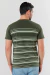 Remera rayada MILAN verde militar en internet