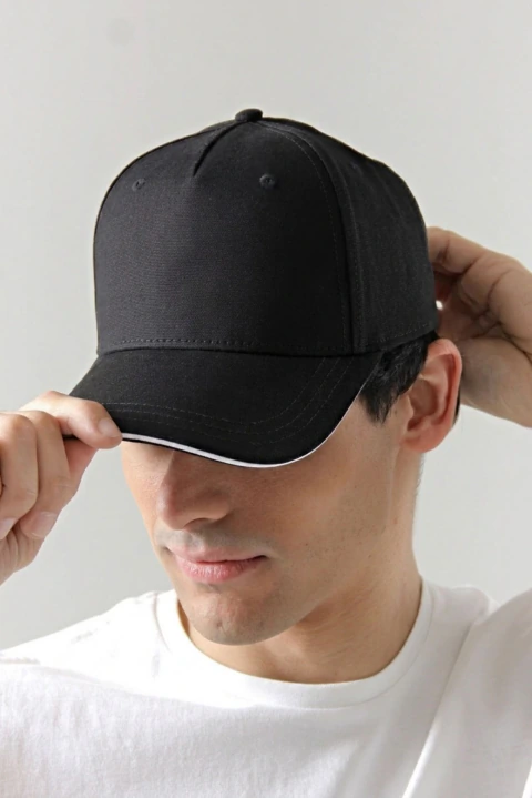 Gorra canvas WEMBLEY negra