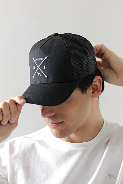 Gorra Trucker BRADFORD negra - comprar online