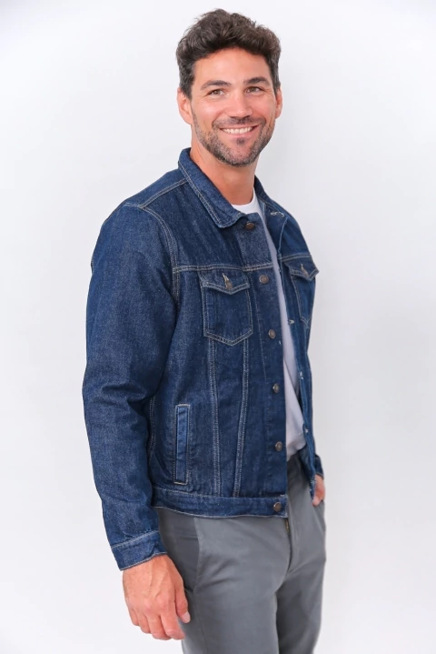Campera de jean DENVER stone - comprar online