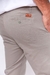 Pantalón chino Slim de gabardina gris ceniza (Solo talles 38 y 52) - comprar online
