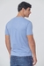 Remera escote en V con lycra Slim Fit Celeste aero - Bravo Jeans