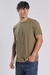 Remera Outline Verde militar - comprar online