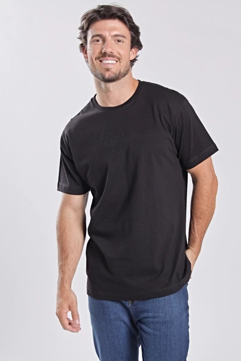 Remera Handcraft Negro - comprar online