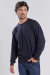 Sweater cuello redondo Boris Azul noche - comprar online