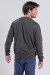 Sweater cuello V CONRAD Gris grafito (Solo talle S) - tienda online