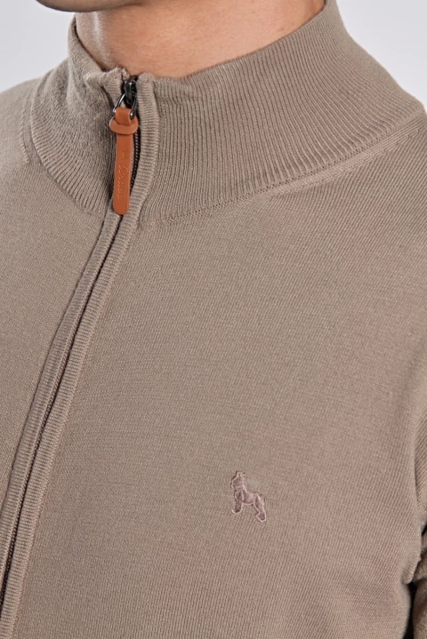 Campera tejida Tostado (Solo talles S, M y L) - comprar online