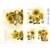 SPL-053 - Slim Paper Decoupage Girassol, Borboleta 33,8x47,3 - Litoarte (Papel Fino)