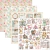 Kit 4 Papéis Scrap Dupla Face 180g My baby Menina MBB-01 a 04 - Dany Peres