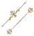 LR-787 - 4 und. Recorte a Laser MDF Decorativo Scrap Barras - ARTE FACIL