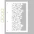 Capa em Acrílico Branco RENDA II Encadernação e Scrapbook - Decore Crafts