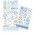 Kit Die Cuts LDC048 +Adesivo ADL3-007 Pacotinho de Amor Menino - Litoarte