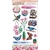LDC032 - Die Cuts Coleção Minha Primavera Encantada 15,1x29,5cm - 1 Cartela de Apliques Recortados - Litoarte