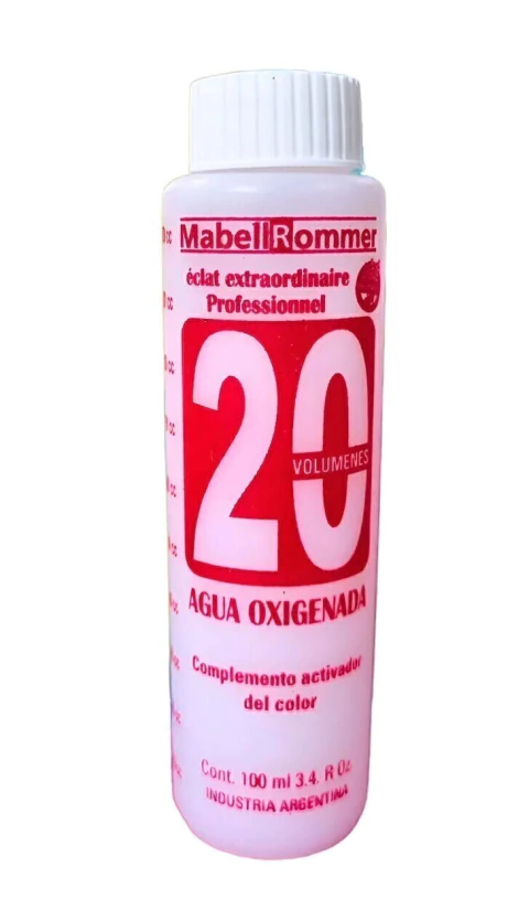 Agua Oxigenada 20 Vol X 90ml Mabell Rommer