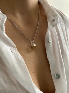Pingente Pedra Natural Prata 925 - loja online