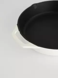 Sartén con Mango Hierro Enlozado Feuer 26 cm Blanco - tienda online