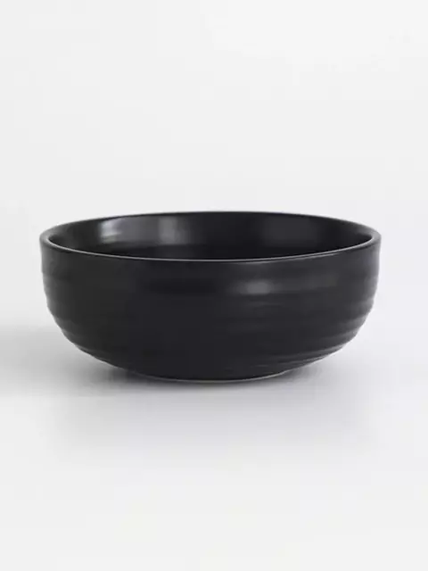 SET X 6 BOWLS FUSHION BLACK