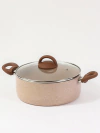 CACEROLA ANTIADHERENTE JENA INDUCCION 26 CM BEIGE