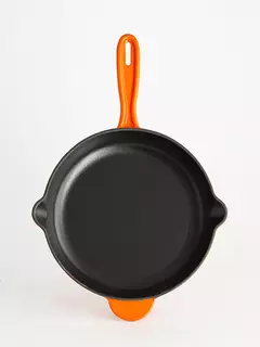 Batería de Cocina Hierro Enlozado Feuer Naranja 3 Piezas en internet