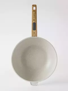 Wok Sartén 28 Cm Antiadherente Granite Essential Crema - comprar online