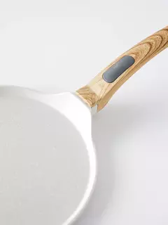 Panquequera Sartén 25 Cm Antiadherente Granite Essential Crema FEUER - Diseno Bazar