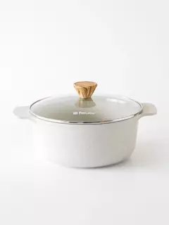 Cacerola Antiadherente Granite Essential Crema FEUER 28 CM